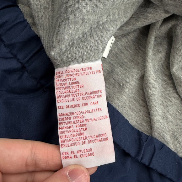 Tennessee Titans Jacket Mens 2XL Blue Pullover Windbreaker Logo V Neck - Picture 8 of 16